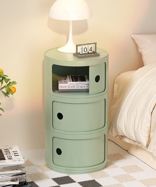 コンテンポラリーオープン収納チェスト3段（家具）｜Made in I（メイド