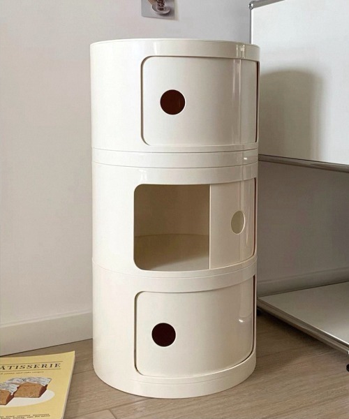 Made in I（メイドインアイ）の「コンテンポラリーオープン収納チェスト3段（家具・レディース・アイボリー/ライトブルー/グレー/ブルー/ミント/イエロー/ピンク/レッド/バーガンディー・FREE）」の10枚目の写真