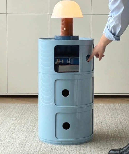 Made in I（メイドインアイ）の「コンテンポラリーオープン収納チェスト3段（家具・レディース・アイボリー/ライトブルー/グレー/ブルー/ミント/イエロー/ピンク/レッド/バーガンディー・FREE）」の17枚目の写真