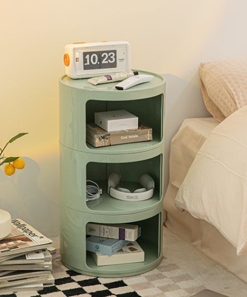 セール】コンテンポラリーオープン収納チェスト3段（家具）｜Made in I