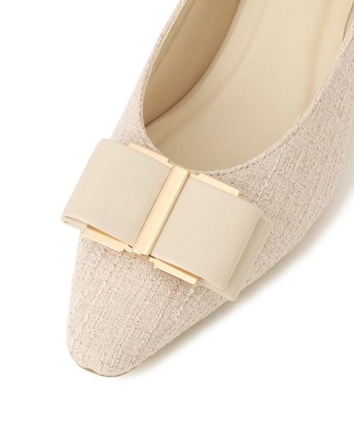 Juze（ジュゼ）の「ハートカットリボンパンプス（パンプス・レディース・ブラック/ベージュ系その他2・S/M/L）」の13枚目の写真