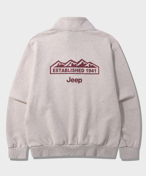 JEEP（ジープ）の「[360g] M-ロゴ 半ジップ スウェット (JR5TSU838CE)（スウェット・レディース・その他・2XL/X-LARGE/LARGE/MEDIUM/SMALL）」の8枚目の写真