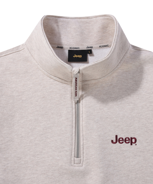 JEEP（ジープ）の「[360g] M-ロゴ 半ジップ スウェット (JR5TSU838CE)（スウェット・レディース・その他・2XL/X-LARGE/LARGE/MEDIUM/SMALL）」の7枚目の写真