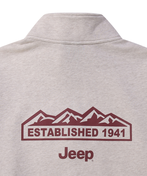 JEEP（ジープ）の「[360g] M-ロゴ 半ジップ スウェット (JR5TSU838CE)（スウェット・レディース・その他・2XL/X-LARGE/LARGE/MEDIUM/SMALL）」の6枚目の写真