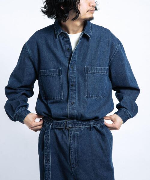 EKAL（エカル）の「デニムジャンプスーツ（その他パンツ・メンズ・ブルー・ONE）」の6枚目の写真