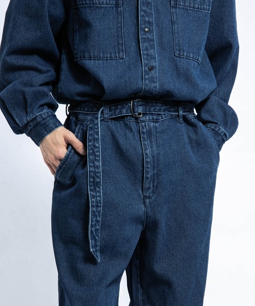 デニムジャンプスーツ（つなぎ/オールインワン）｜EKAL（エカル）の