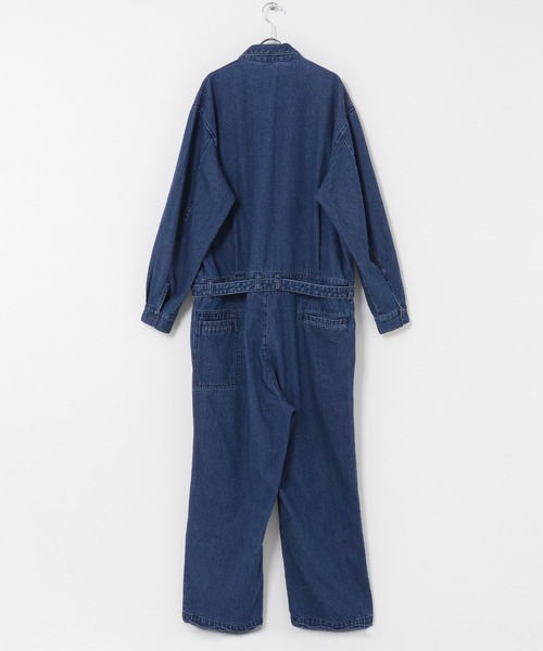 デニムジャンプスーツ（つなぎ/オールインワン）｜EKAL（エカル）の