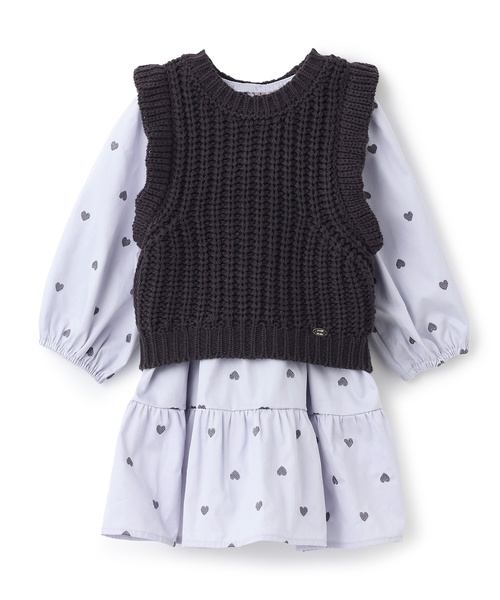 petit main(프티 마인)의 「【링크】 베스트 첨부 원피스(원피스)」｜상세 이미지