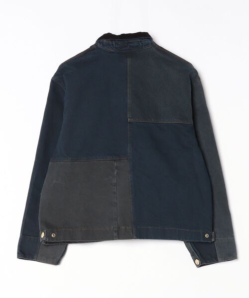 Carhartt(カーハート)の「THRIFTY LOOK スリフティルック / CARHARTT DENIM ACTIVE JACKET カーハート リメイク(デニムジャケット・メンズ・ブラック・MEDIUM/LARGE)」の2枚目の写真