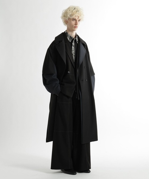 HARE(ハレ)の「【SET UP対応】SASHIKOステッチジャケット(HARE)(テーラードジャケット・メンズ・ブラック/グレー・FREE)」の5枚目の写真