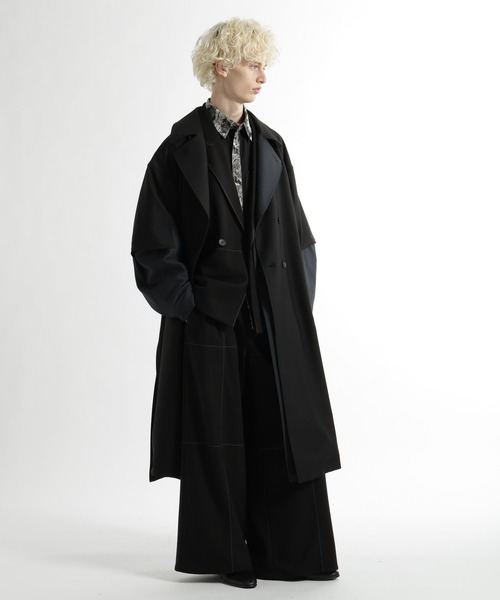 HARE(ハレ)の「【SET UP対応】SASHIKOステッチジャケット(HARE)(テーラードジャケット・メンズ・ブラック/グレー・FREE)」の6枚目の写真