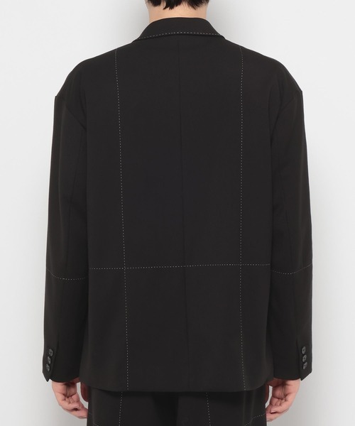 HARE(ハレ)の「【SET UP対応】SASHIKOステッチジャケット(HARE)(テーラードジャケット・メンズ・ブラック/グレー・FREE)」の15枚目の写真