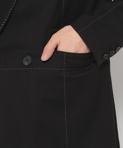 HARE(ハレ)の「【SET UP対応】SASHIKOステッチジャケット(HARE)(テーラードジャケット・メンズ・ブラック/グレー・FREE)」の20枚目の写真