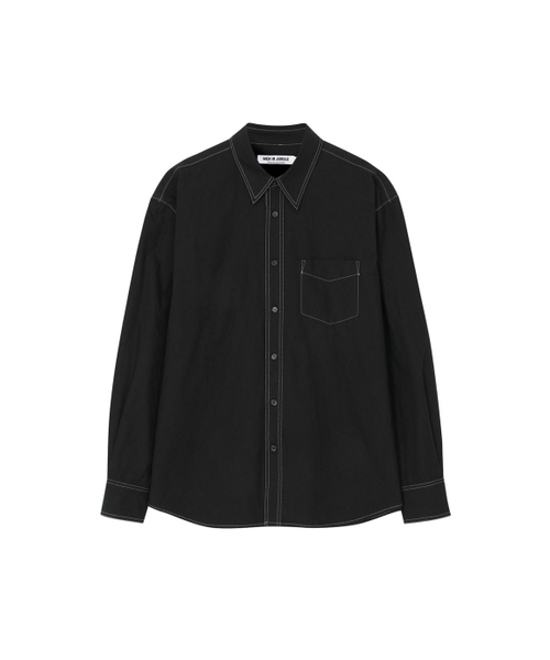 MEN IN JUNGLE(マンインジャングル)の「ラッスリングステッチシャツ - ブラック(シャツ/ブラウス・メンズ・その他・LARGE/X-LARGE)」の2枚目の写真