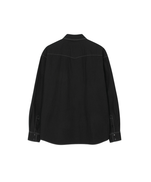 MEN IN JUNGLE(マンインジャングル)の「ラッスリングステッチシャツ - ブラック(シャツ/ブラウス・メンズ・その他・LARGE/X-LARGE)」の3枚目の写真