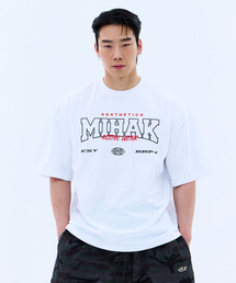 ストロークアーチロゴオーバーサイズTシャツ (ホワイト)