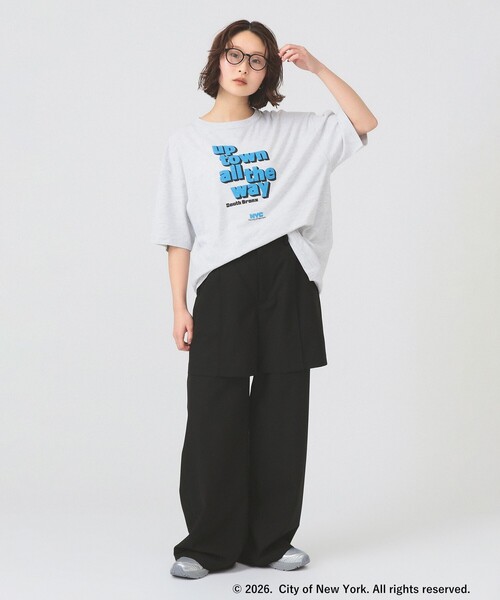 Ray BEAMS(レイビームス)の「GRS_NYC_S/S_TEE(Tシャツ/カットソー・レディース・グレー/ホワイト/ブラック・ONE SIZE)」の8枚目の写真