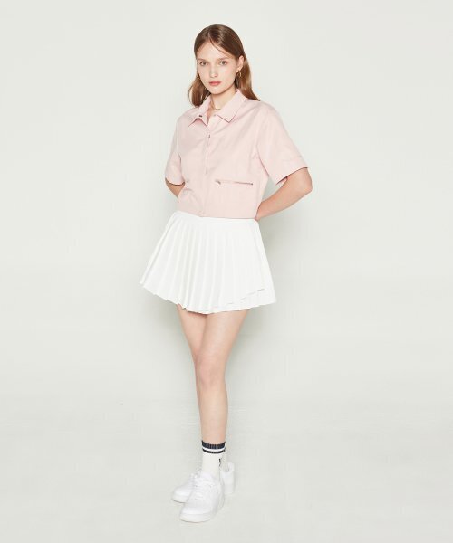 DAVE&DAZE(デイブアンドデイズ)の「PLEATS SKIRT (WHITE)(スカート・レディース・その他・M)」の2枚目の写真