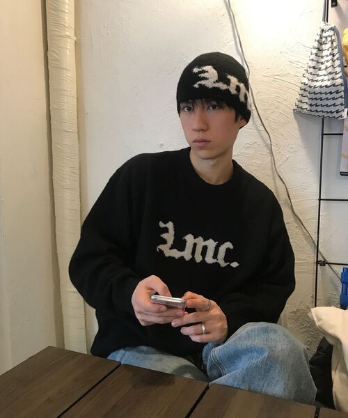 LMCの「GOTHIC NAME KNIT BEANIE black(ニットキャップ/ビーニー・レディース・その他・ONE SIZE)」の4枚目の写真