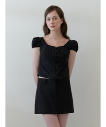 bebe blouse top - black