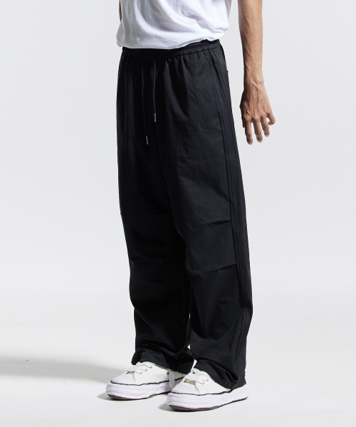 CREAM SODA LAB(クリームソーダラボ)の「トラック2ラインパラシュートパンツブラック(その他パンツ・レディース・ブラック・L/XL)」の8枚目の写真