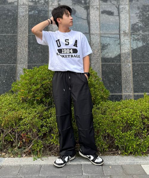 CREAM SODA LAB(クリームソーダラボ)の「トラック2ラインパラシュートパンツブラック(その他パンツ・レディース・ブラック・L/XL)」の22枚目の写真