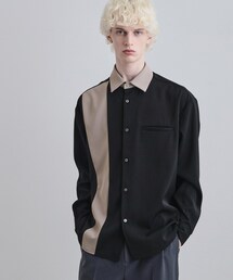 tk.TAKEO KIKUCHI | パネルカット ジップシャツ(シャツ/ブラウス)