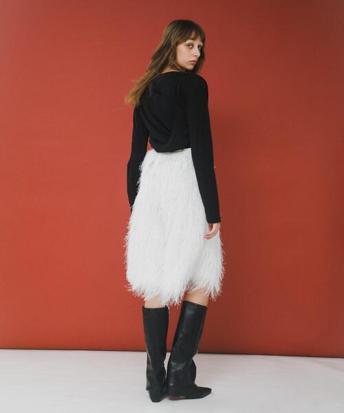 LAATO(ラート)の「layered long set tee(Tシャツ/カットソー・レディース・ライトカーキ/ブラック/ライトブルー・FREE)」の14枚目の写真