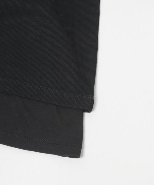 LAATO(ラート)の「layered long set tee(Tシャツ/カットソー・レディース・ライトカーキ/ブラック/ライトブルー・FREE)」の19枚目の写真