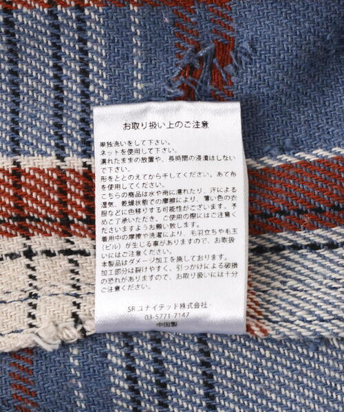 DANKE SCHON(ダンケシェーン)の「DankeSchon/ダンケシェーン/DAMAGE CAMO CHECK L/S SHIRTS(シャツ/ブラウス・レディース・ブルー/モスグリーン・L/M)」の16枚目の写真