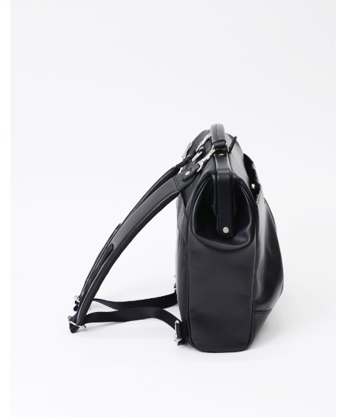 master-piece（マスターピース）の「master-piece / Tact leather ver. 2WAY バックパック / 04024-l（バックパック/リュック・メンズ・ブラック・FREE）」の13枚目の写真