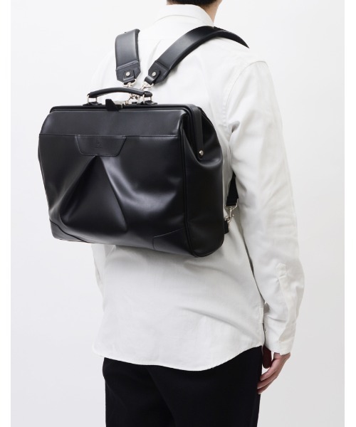master-piece（マスターピース）の「master-piece / Tact leather ver. 2WAY バックパック / 04024-l（バックパック/リュック・メンズ・ブラック・FREE）」の14枚目の写真