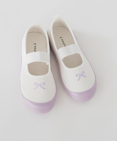 BRANSHES（ブランシェス）の「ワンポイント刺しゅう上履き（スリッポン・キッズ・ピンク/ブルー/ラベンダー/ブラック・16.0cm/15.0cm/19.0cm/18.0cm/17.0cm）」の17枚目の写真