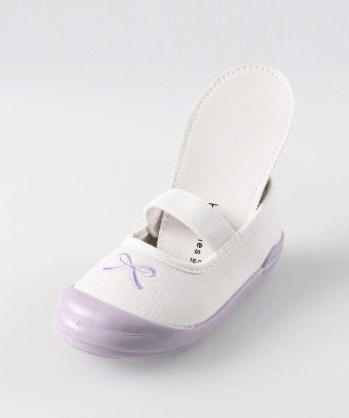 BRANSHES（ブランシェス）の「ワンポイント刺しゅう上履き（スリッポン・キッズ・ピンク/ブルー/ラベンダー/ブラック・16.0cm/15.0cm/19.0cm/18.0cm/17.0cm）」の22枚目の写真