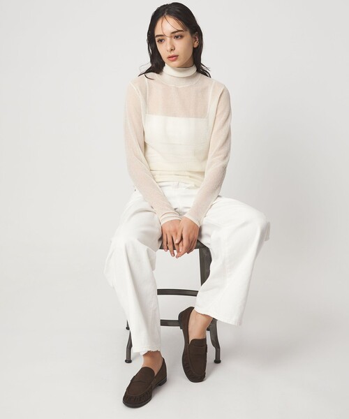 green label relaxing（グリーンレーベルリラクシング）の「ギャザー ローファー（ローファー・レディース・ダークブラウン/ブラック/ベージュ・25cm/22.5cm/24.5cm/23.5cm/24cm/23cm）」の8枚目の写真