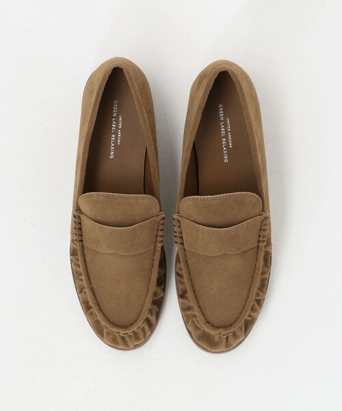 green label relaxing（グリーンレーベルリラクシング）の「ギャザー ローファー（ローファー・レディース・ダークブラウン/ブラック/ベージュ・25cm/22.5cm/24.5cm/23.5cm/24cm/23cm）」の11枚目の写真