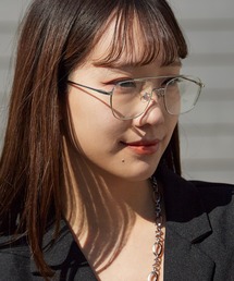 AIM | aim/エイム  ssallai メガネ ダブルブリッジシェイプ クリアレンズ ボストングラス 2026年春夏(メガネ)