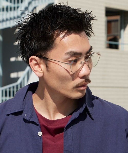 AIM（エイム）の「aim/エイム  ssallai メガネ ダブルブリッジシェイプ クリアレンズ ボストングラス 2026年春夏（メガネ・レディース・シルバー・FREE）」の21枚目の写真