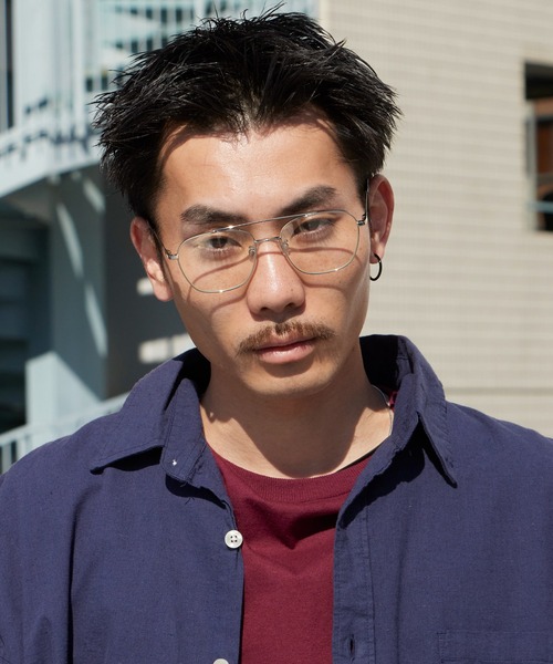 AIM（エイム）の「aim/エイム  ssallai メガネ ダブルブリッジシェイプ クリアレンズ ボストングラス 2026年春夏（メガネ・レディース・シルバー・FREE）」の22枚目の写真