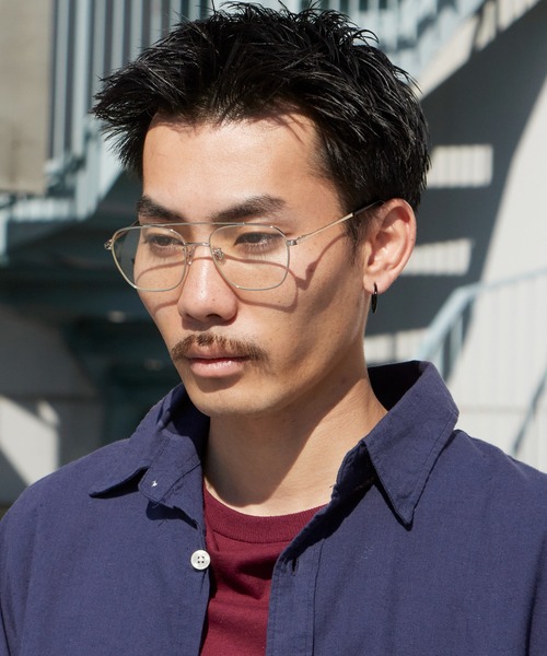 AIM（エイム）の「aim/エイム  ssallai メガネ ダブルブリッジシェイプ クリアレンズ ボストングラス 2026年春夏（メガネ・レディース・シルバー・FREE）」の19枚目の写真