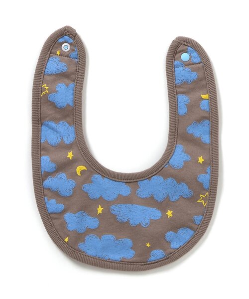 BREEZE（ブリーズ）の「リバーシブルスタイ　マイファーストブリーズ（スタイ/よだれかけ・キッズ・クリーム/アイボリー/チャコール/ミント/オレンジ/イエロー/キャメル/レインボー/レッド・80）」の6枚目の写真