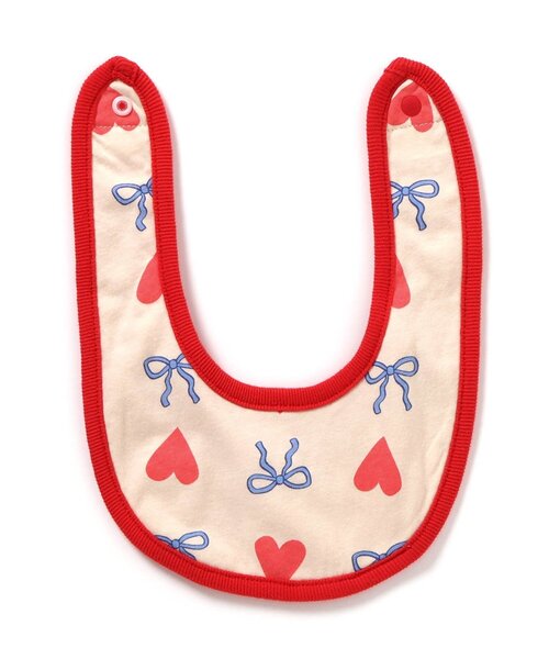 BREEZE（ブリーズ）の「リバーシブルスタイ　マイファーストブリーズ（スタイ/よだれかけ・キッズ・クリーム/アイボリー/チャコール/ミント/オレンジ/イエロー/キャメル/レインボー/レッド・80）」の7枚目の写真