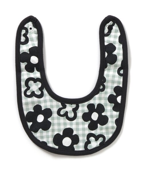 BREEZE（ブリーズ）の「リバーシブルスタイ　マイファーストブリーズ（スタイ/よだれかけ・キッズ・クリーム/アイボリー/チャコール/ミント/オレンジ/イエロー/キャメル/レインボー/レッド・80）」の3枚目の写真