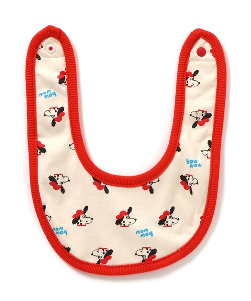 BREEZE（ブリーズ）の「リバーシブルスタイ　マイファーストブリーズ（スタイ/よだれかけ・キッズ・クリーム/アイボリー/チャコール/ミント/オレンジ/イエロー/キャメル/レインボー/レッド・80）」の2枚目の写真