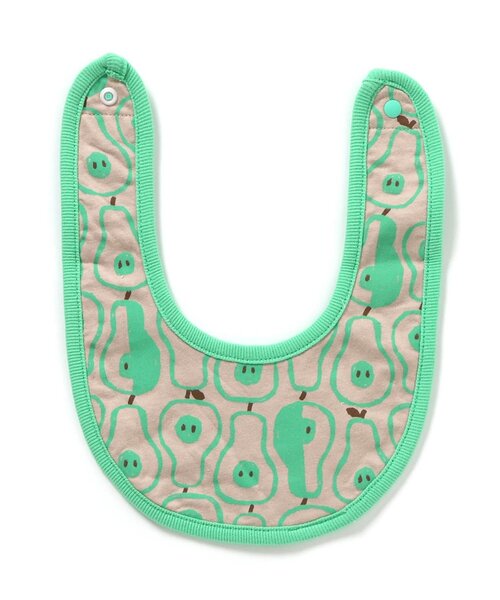 BREEZE（ブリーズ）の「リバーシブルスタイ　マイファーストブリーズ（スタイ/よだれかけ・キッズ・クリーム/アイボリー/チャコール/ミント/オレンジ/イエロー/キャメル/レインボー/レッド・80）」の10枚目の写真