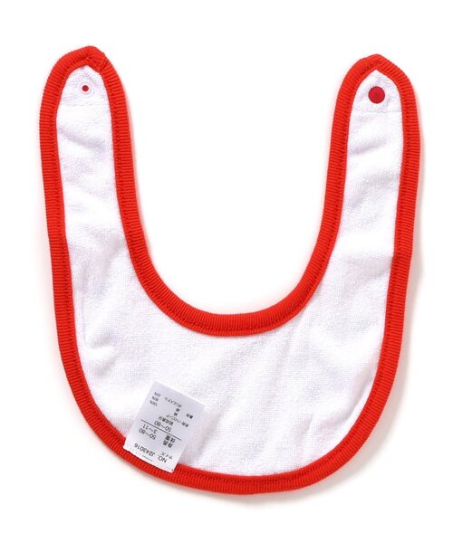 BREEZE（ブリーズ）の「リバーシブルスタイ　マイファーストブリーズ（スタイ/よだれかけ・キッズ・クリーム/アイボリー/チャコール/ミント/オレンジ/イエロー/キャメル/レインボー/レッド・80）」の22枚目の写真