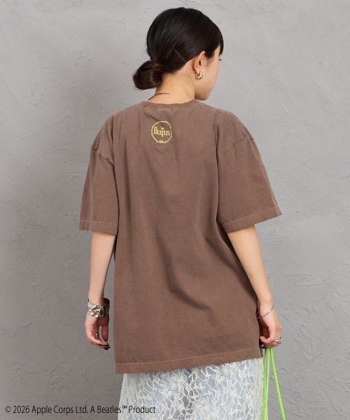 GOOD ROCK SPEED（グッドロックスピード）の「[GOOD ROCK SPEED/グッドロックスピード] 別注 THE BEATLES ロックプリントTシャツ(A Hard Day's Night)（Tシャツ/カットソー・レディース・ブラウン・M/L/XL）」の12枚目の写真