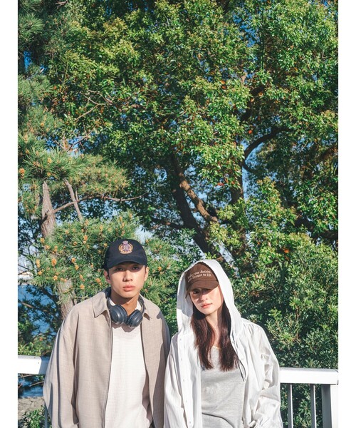 BEAMS HEART（ビームスハート）の「ドビー フーディー ブラウス（シャツ/ブラウス・レディース・ブラック/ベージュ/オフホワイト・FREE）」の4枚目の写真