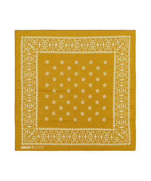 schott(ショット)の「Schott/ショット/BANDANA REBEL STAR/バンダナ レベルスター(バンダナ/スカーフ・メンズ・マスタード/ブラック・F)」の7枚目の写真