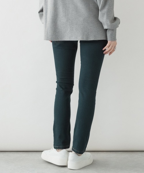 aity(アイティ)の「M-4L 紐付きゴムウエスト スキニーデニムパンツ(デニムパンツ・レディース・ネイビー/ブルー/ワンウォッシュ・3L/LL/L/M/4L)」の21枚目の写真